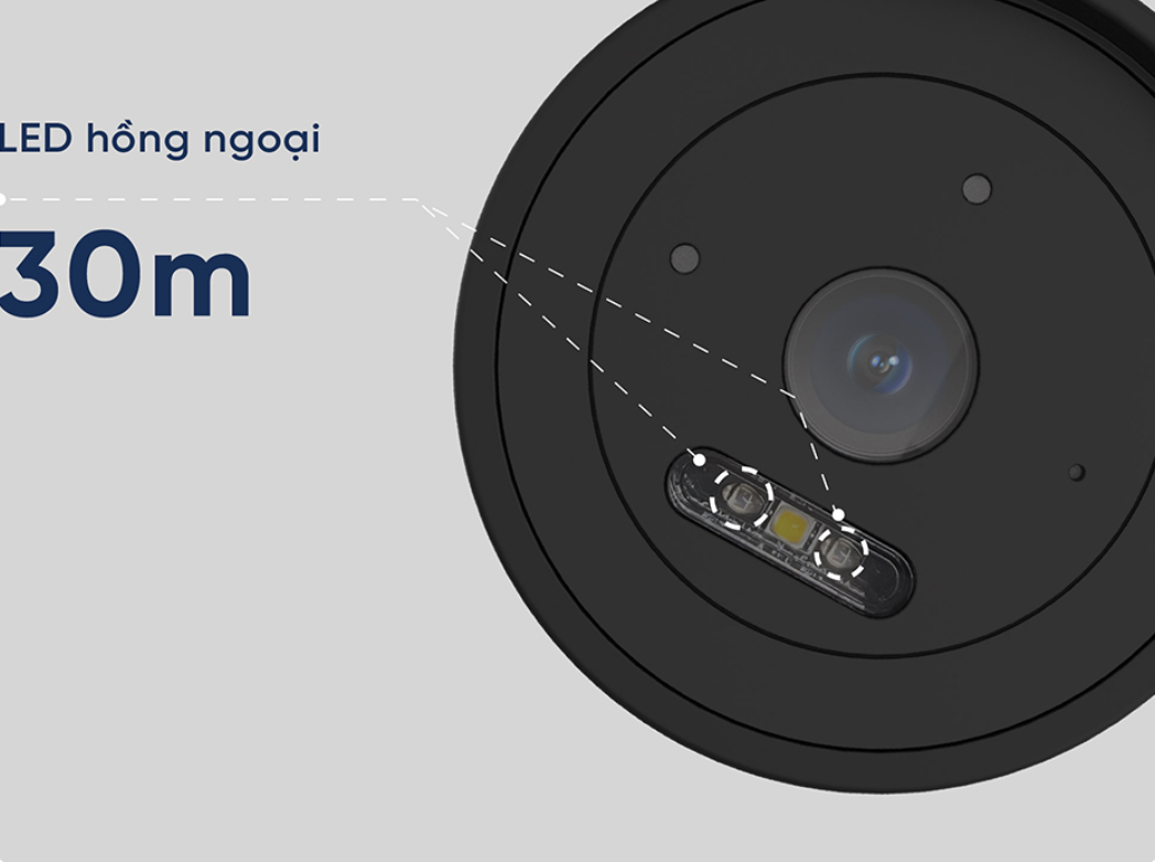 CAMERA FPT IQ3S - Camera an ninh thông minh Full HD+ Tích hợp AI, đàm thoại 2 chiều.